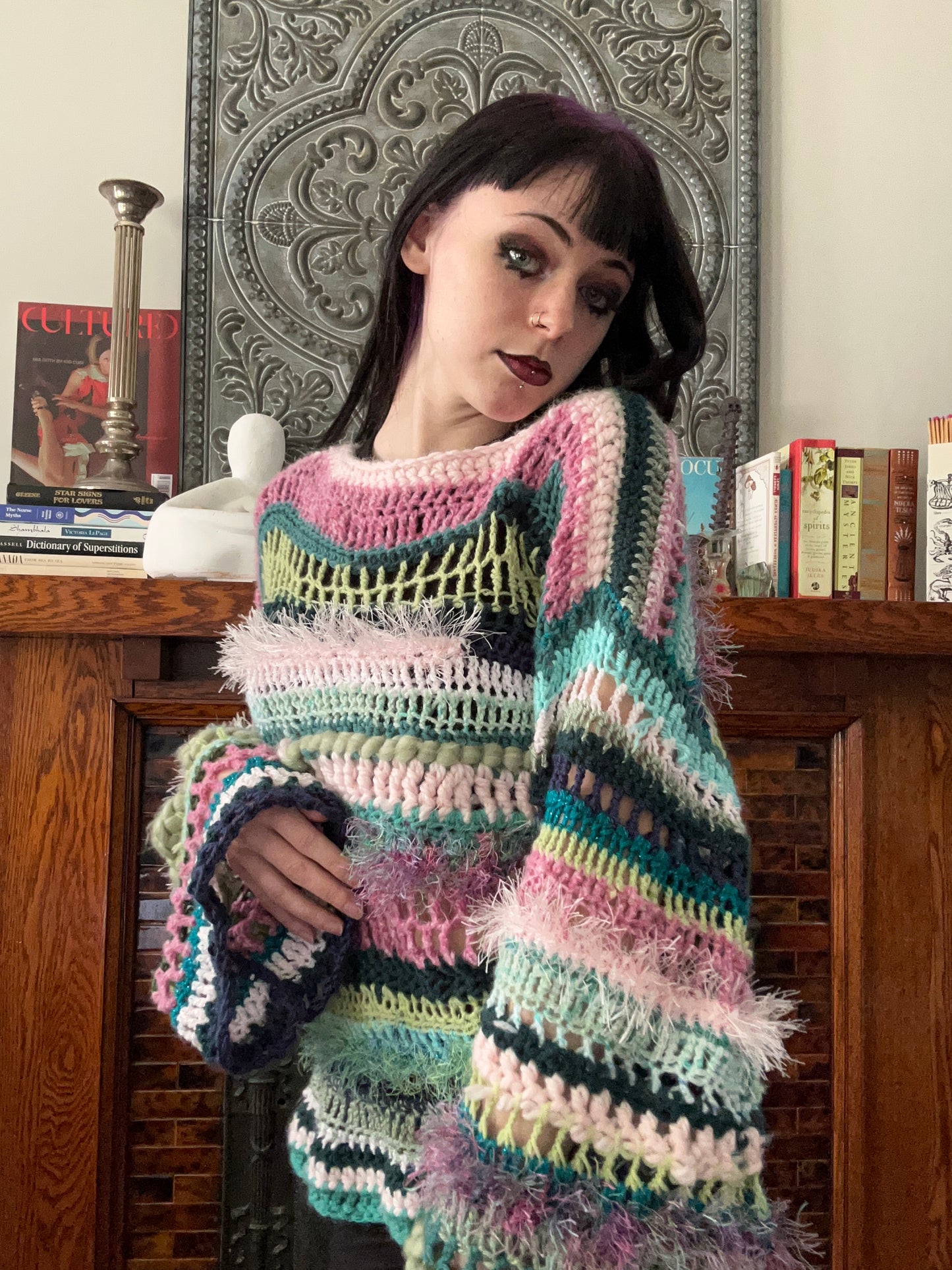 Sea Foam Junk Sweater