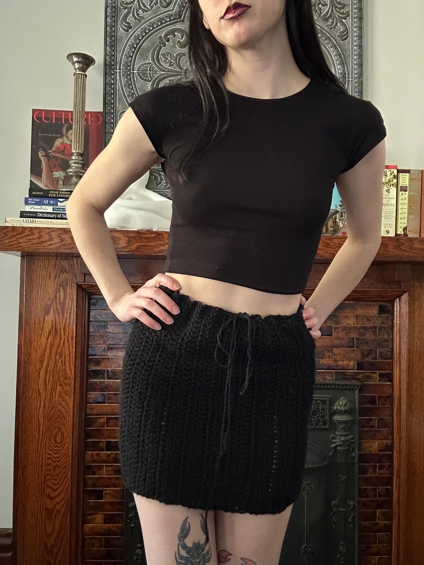 Adjustable Black Skirt
