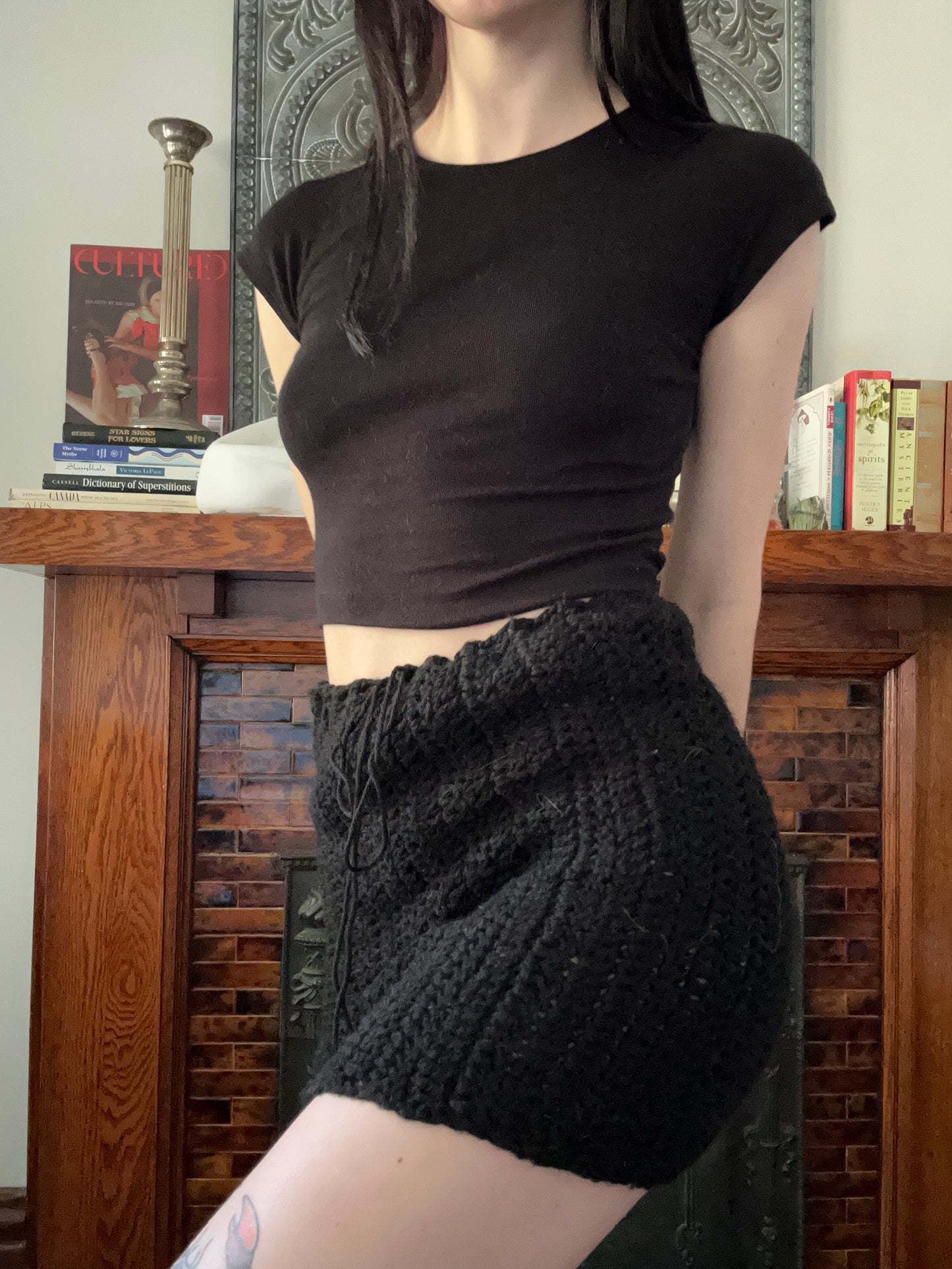 Adjustable Black Skirt